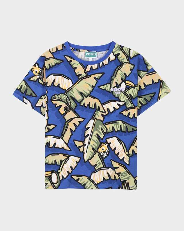 Boy's Jungle Logo-Print T-Shirt, Size 6-12